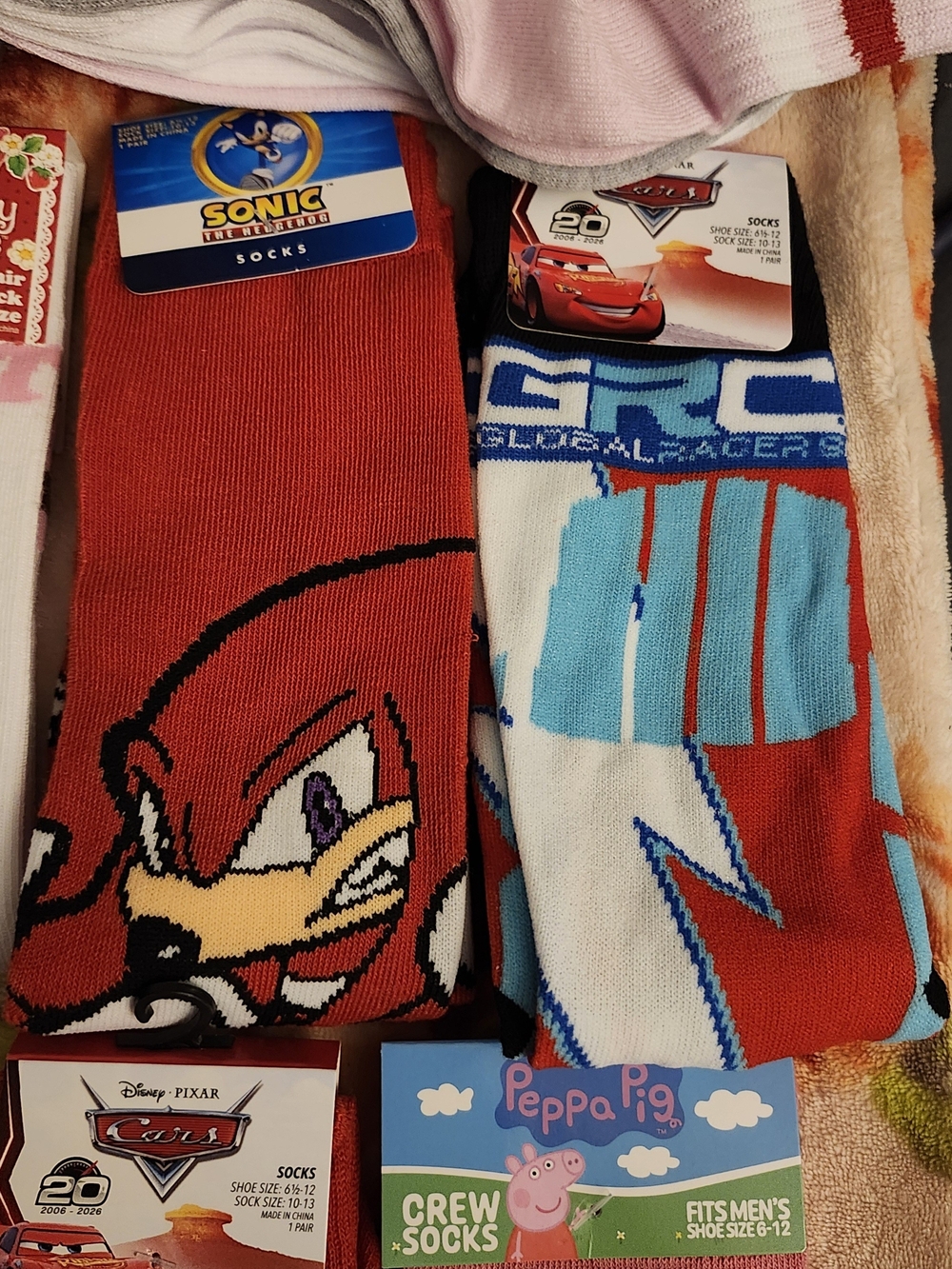Assorted Character Crew Socks Pack - Multicolor - Picture 6 of 10